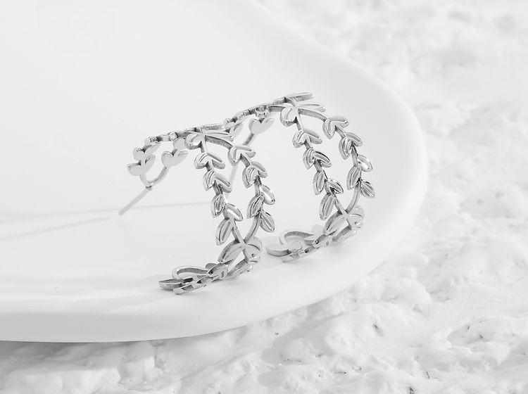 Ear Cuff Hojas Doradas