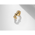 Anillo orbita dorada