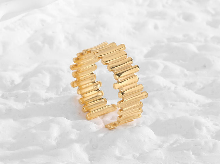 Anillo Golden Wave