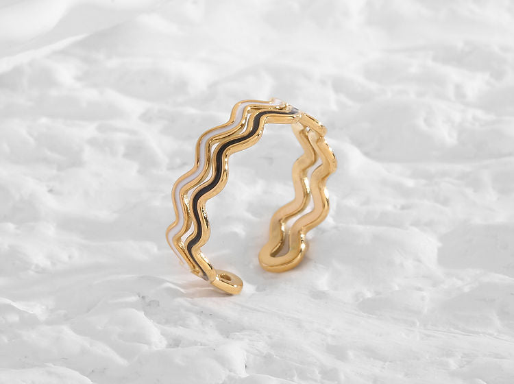 Anillo Noir & Gold