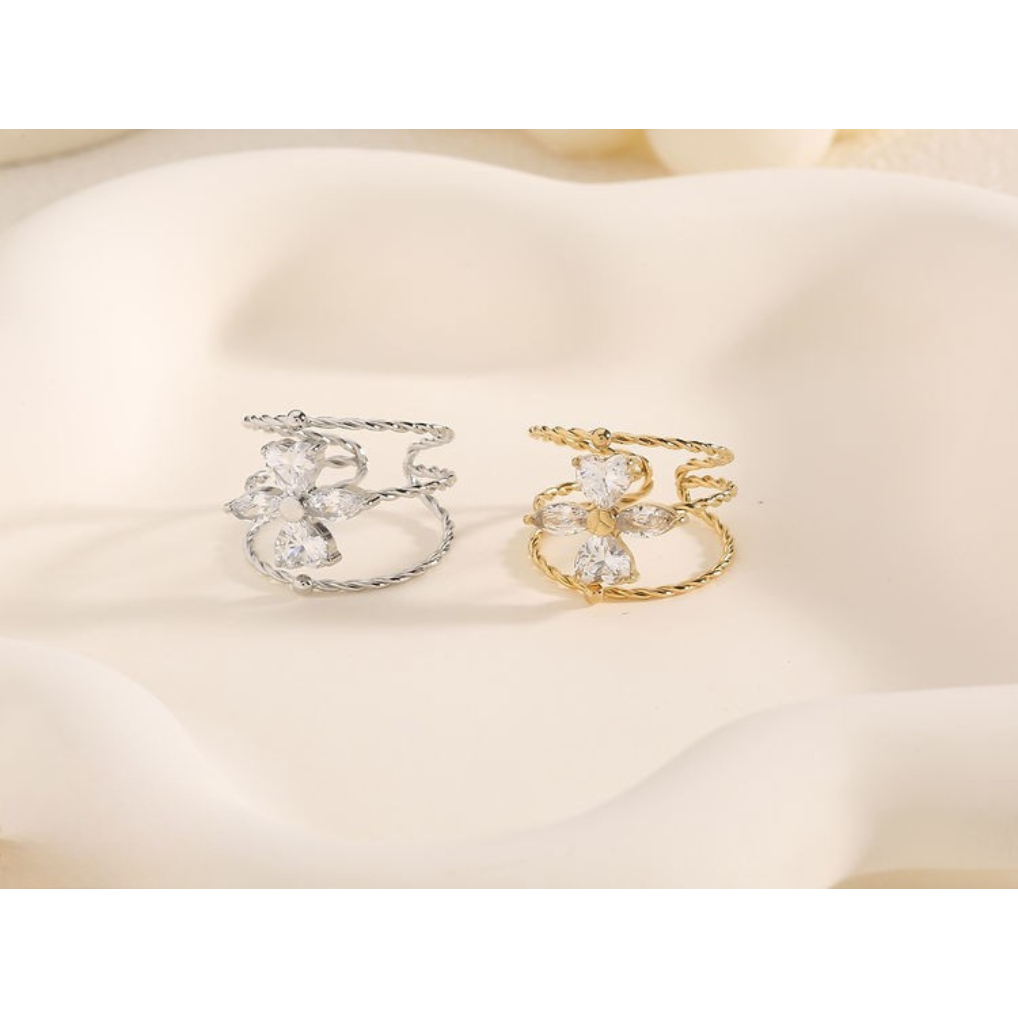 Anillo Bloom Crystal