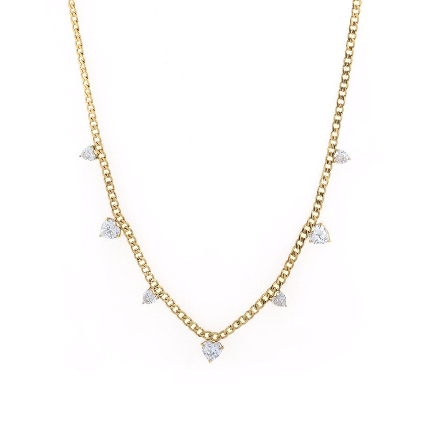 Collar Corazones Brillantes - Edición Limitada